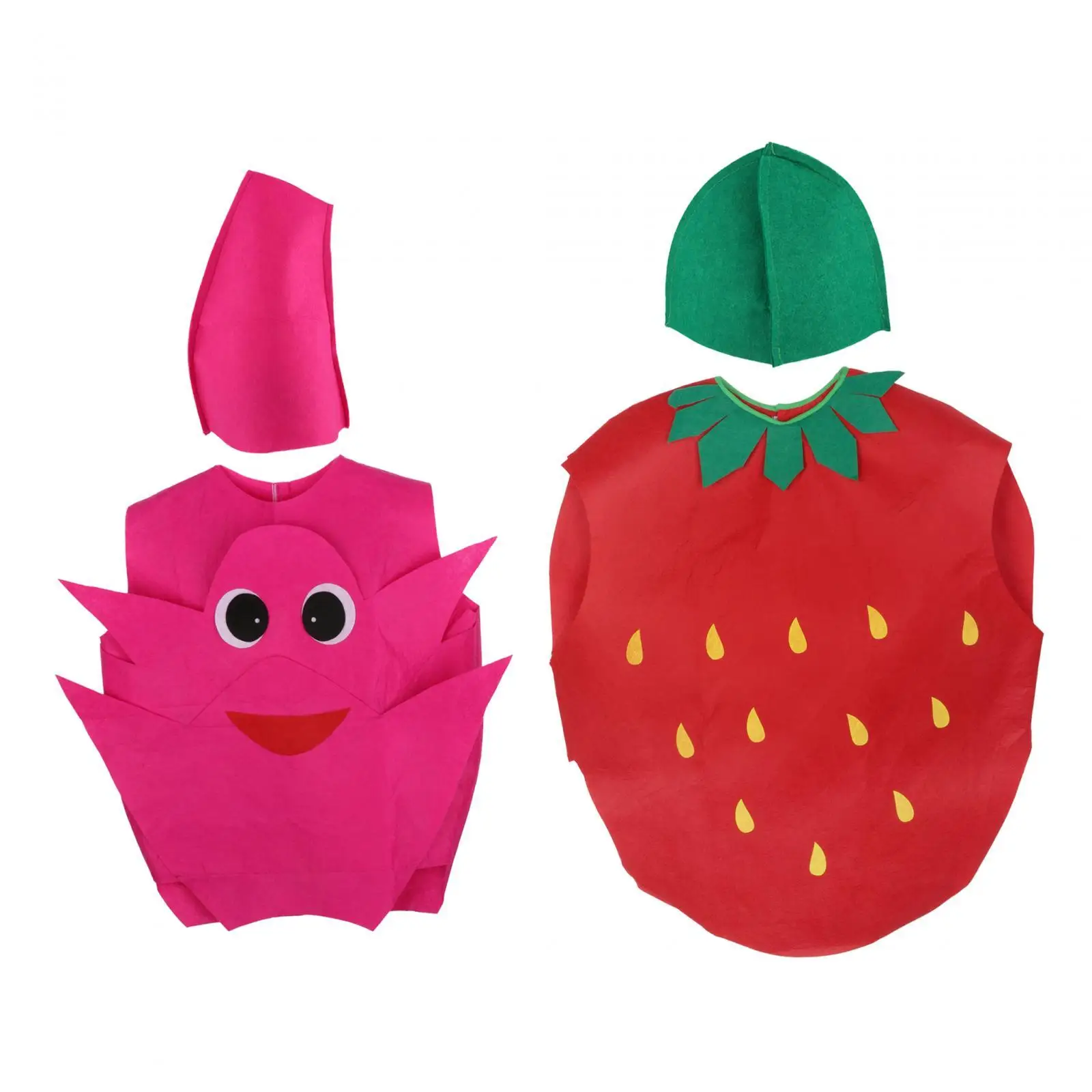 Funny Fruit Costume Cute Decorative Creative Dress up with Hat for Holidays Themed Party Fancy Dress Carnivals Halloween Props