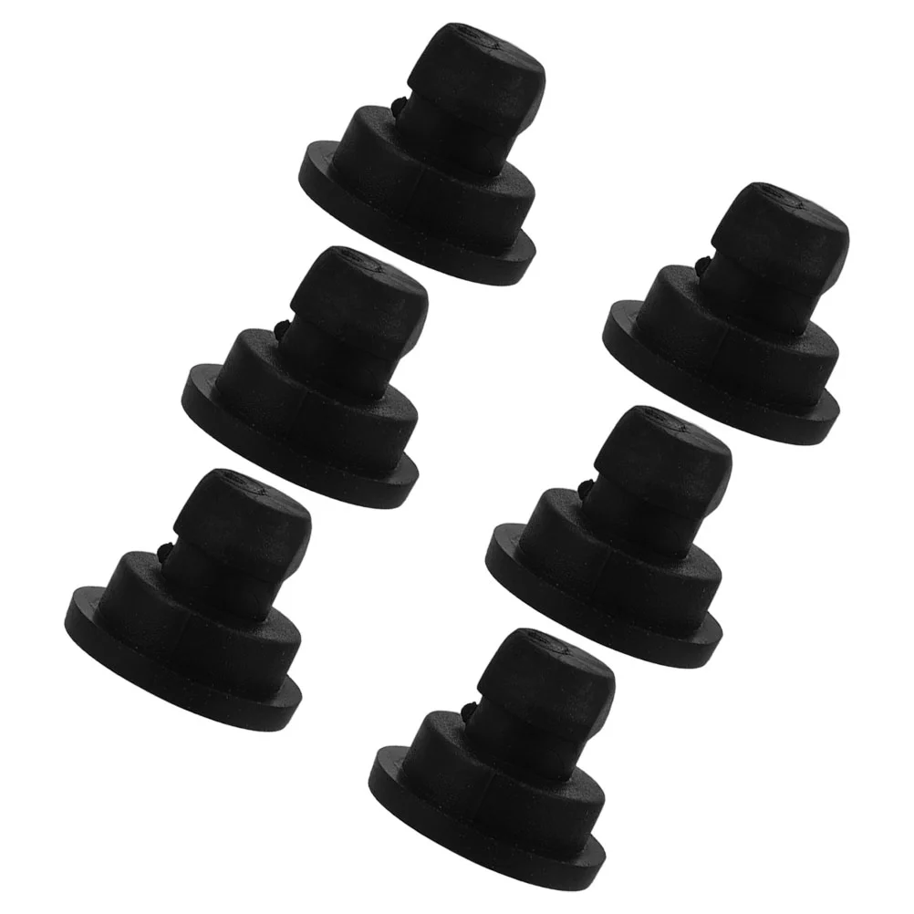 6 Pcs Rice Cooker Foot Plug Rubber Feet Bumper Silicone Warming Tray Soft Bumpers Floor Mat Small Replacement for