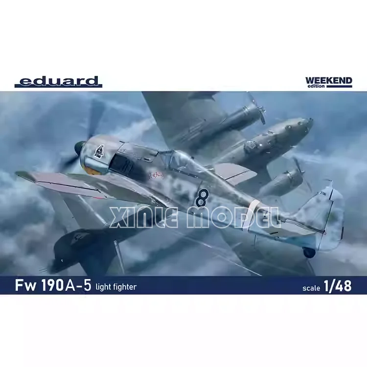 

Eduard Plastic Assembled Aircraft Model Kit 84118 Fw 190A-5 Light Fighter 1/48