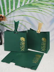 Elegant Palm Tree Themed Gift Boxes Perfect for Saudi Arabia National Day Celebrations, Weddings, Parties, and Special Occasion