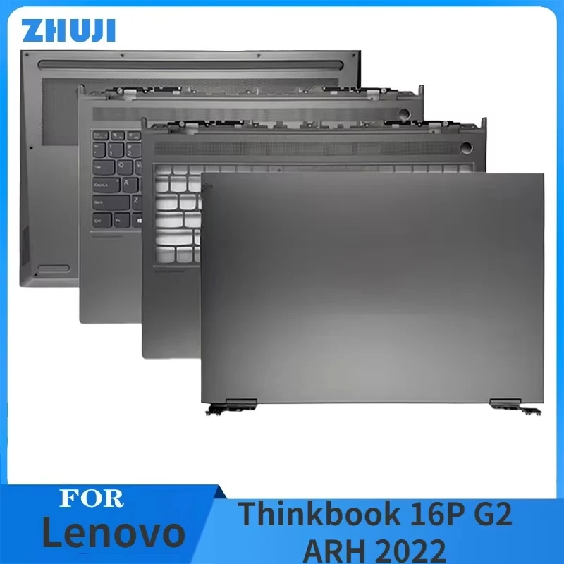 

New For Lenovo Thinkbook 16P G2 G3 ARH 2022 Lcd Back Cover Rear Lid Palmrest Upper Case Keyboard Bezel Laptop Bottom Shell Grey