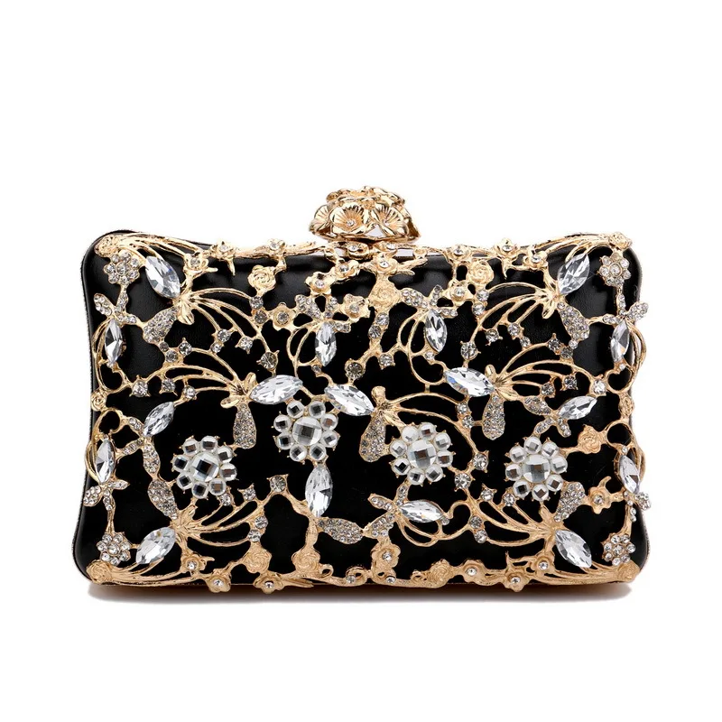 

Трендовая вечерняя сумка, инкрустированная бриллиантами, женский модный банкетный клатч, вечерняя сумка для выпускного вечера, свадьбы