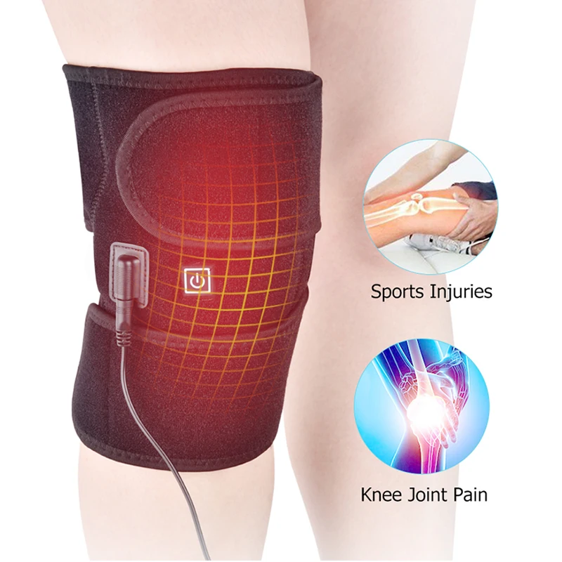 

AGDOAD Heating Knee Brace Support 3 Levels Temperature Heating Knee Pads for Fatigue Relief Knee Warmer Dropshipping