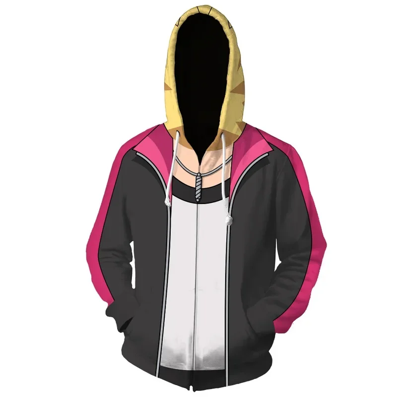 Sudaderas con capucha con estampado 3D de Anime Ninja para hombre, Sudadera con capucha holgada informal, ropa deportiva versátil a la moda para mujer, disfraz de Cosplay de Halloween