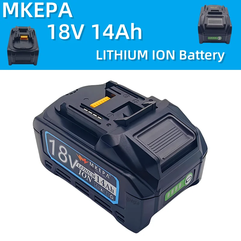 

18V 14AH For Makita 18V 21700 Battery lpega Power Tools Li-ion Replacement LXT BL1850 BL1840 for 18 V Screwdriver with bms