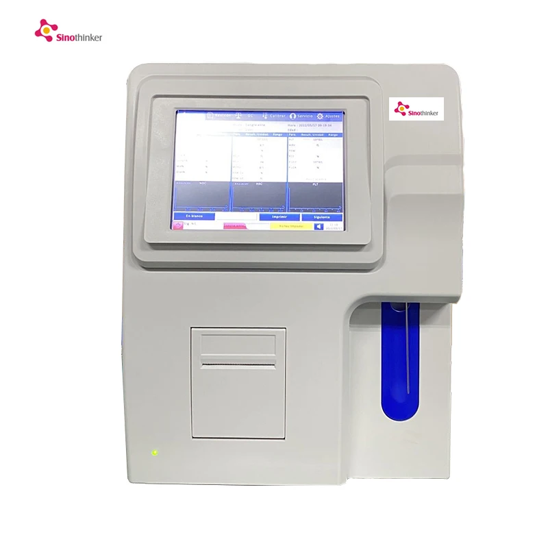 Fully Auto Blood Analyzer Veterinary Auto Hematology Analyzer SK9600vet Russian Operating Languages Touch Screen