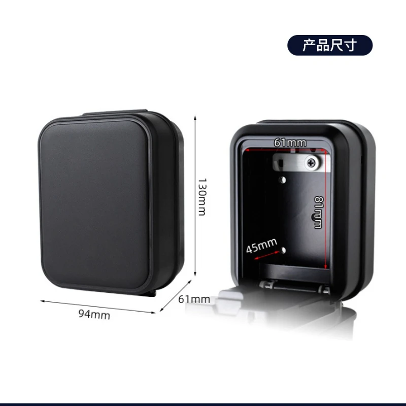 TTlock Bluetooth Smart Password Key Box Built in Hooks APP Management IP65 Waterproof Mobile/password Unlocking for Key Storage