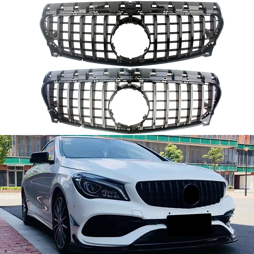 

Front Bumper Racing Grill Billet Grille Cover For Mercedes-Benz W117 CLA-Class 2017-2019 GT