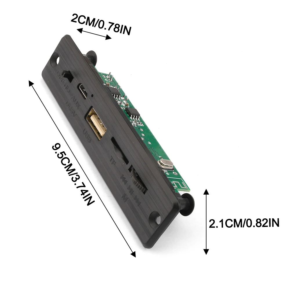 DC 5V Samochodowy Dekoder MP3 Moduł Radiowy Bluetooth 5.0 FM 2*3W 6W Wsparcie Wzmacniacz FM TF USB Funkcja Połączenia Ręcznego