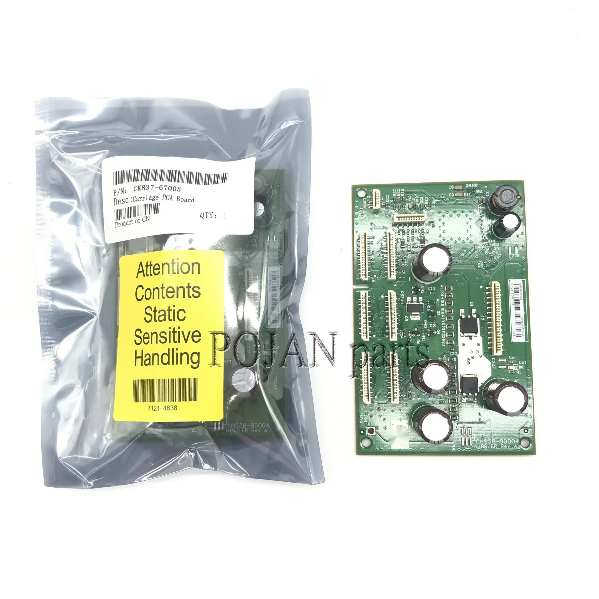 CK837-67005 Fir for Designjet T620 T770 T790 T795 T1120 T1200 T1300 T2300 Carriage PCA Board POJAN