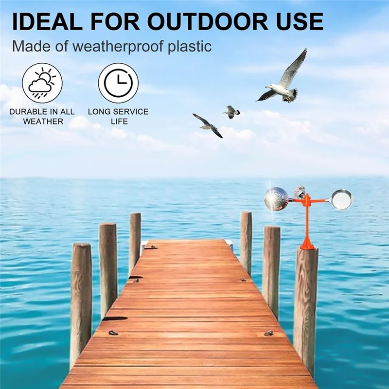 

Bird Reflective Spinning Deterrent Devices For Outside Keep Birds Away Pigeon Deterrent For Garden Roofs Durable Easy Install