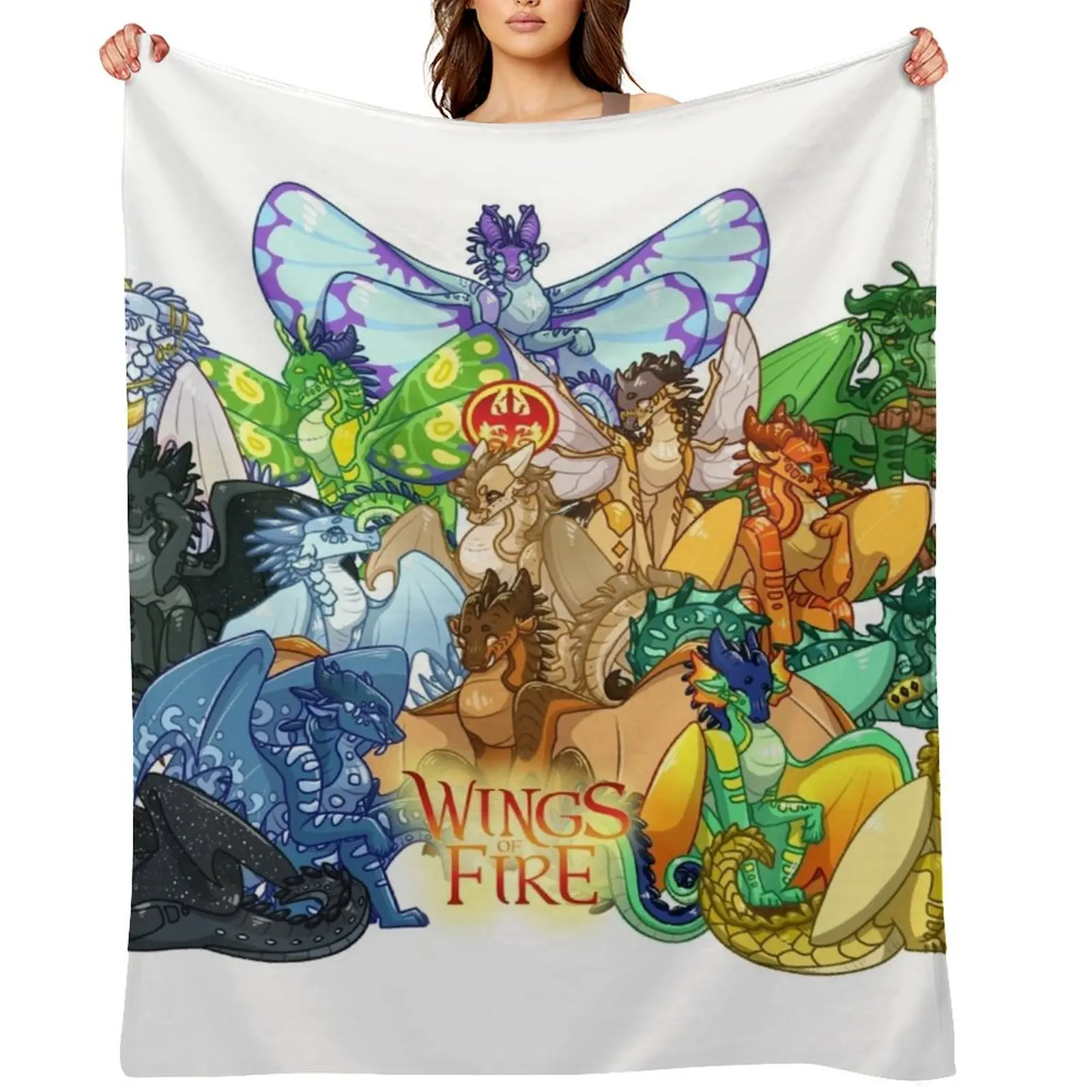 Wings of Fire Throw Blanket Retros Bed Comforter Luxury Brand Blankets
