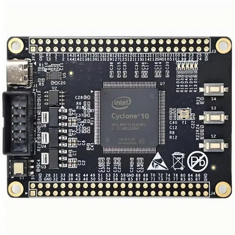 FPGA Intel Cyclone 10 10CL006YE144C8G Placa de sistema FPGA Placa de desenvolvimento de placa central