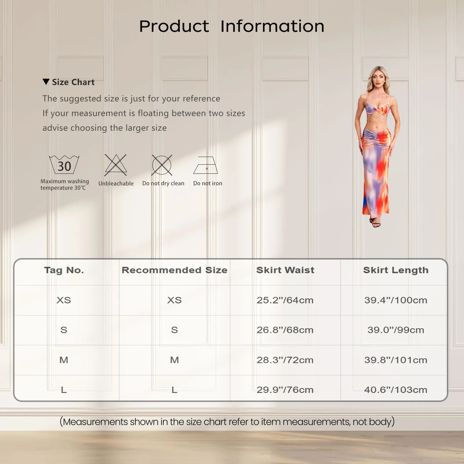 المرأة بوهو فستان مُزين بطباعة مثير الرسن حمّالة الصّدر مع فو اللؤلؤ سلسلة Ruched ماكسي تنورة لقضاء عطلة الاستوائية حفلة بحر