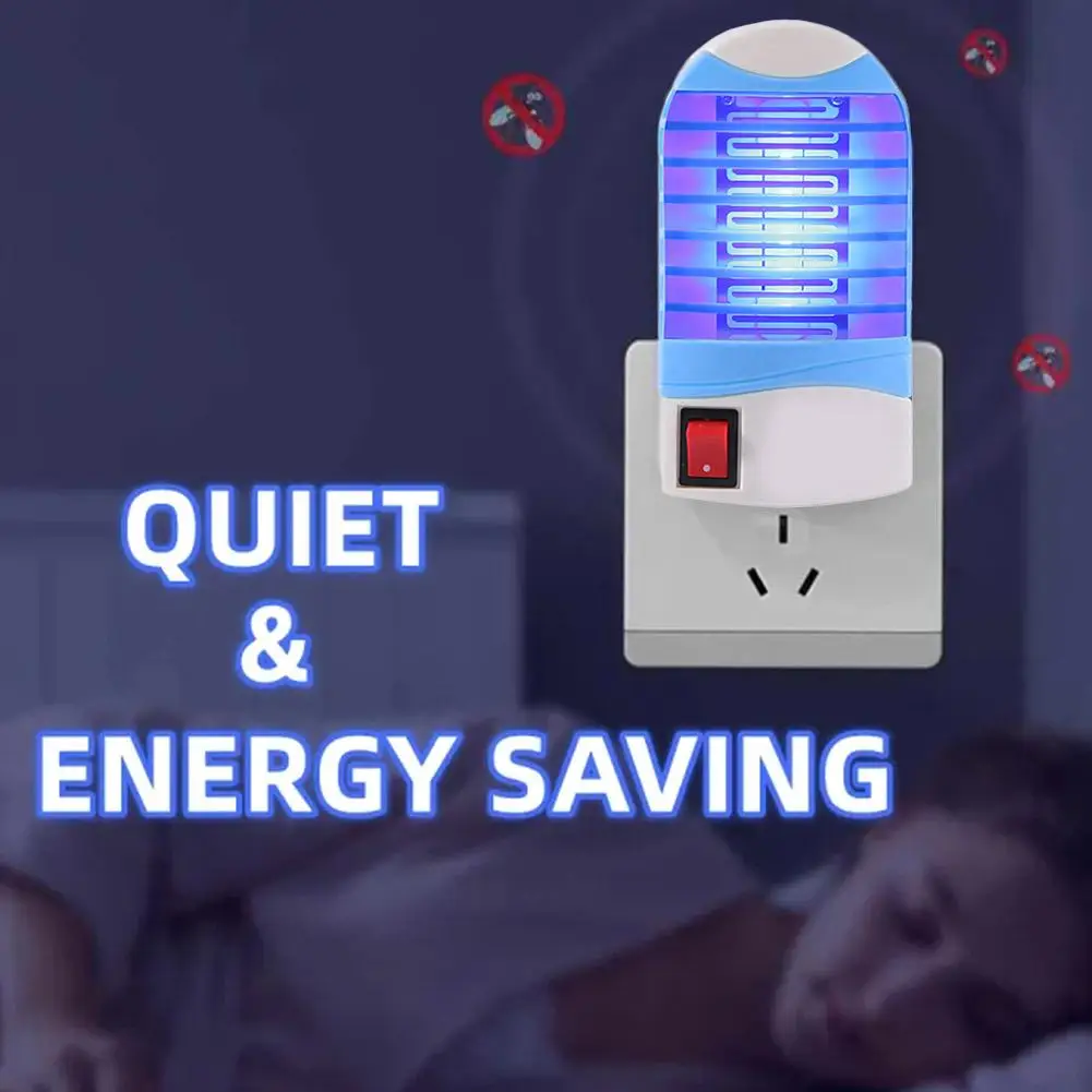 

1Pcs European Plug 220V Socket Electric Mini Mosquito Lamp LED Insect Mosquito Repeller Killer Fly Bug Insect Night Housefly