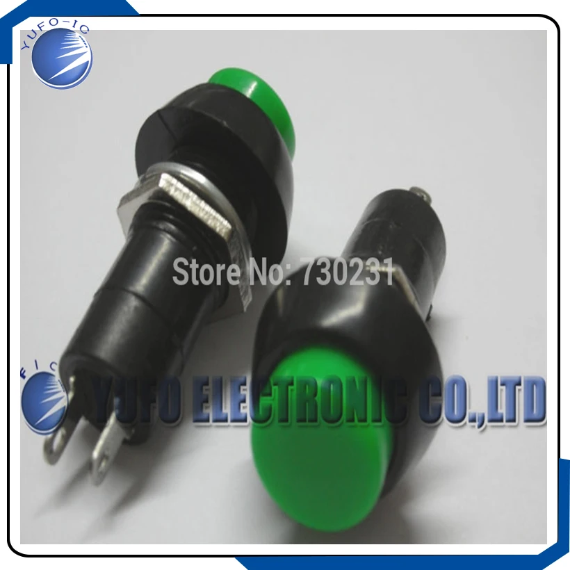 Free Shipping One Lot 10PC Momentary SPST OFF-ON Push Button switches, G12A