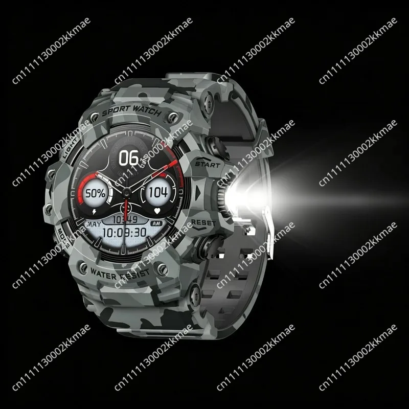 2025 Sport Fashion Flash Light Smart Watch LC21 Reloj Inteligente Fitness Tracker 1.32 Inch BT Call Smart Watch