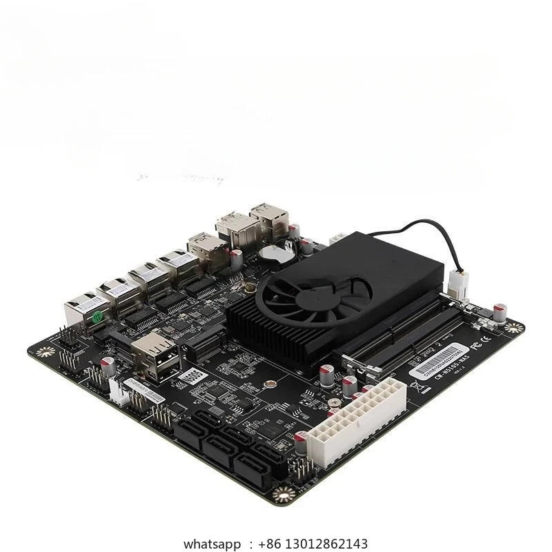 

N5105 N6005 NAS dedicated motherboard with dual NVMe slots, 4 ports, 2.5G network ports