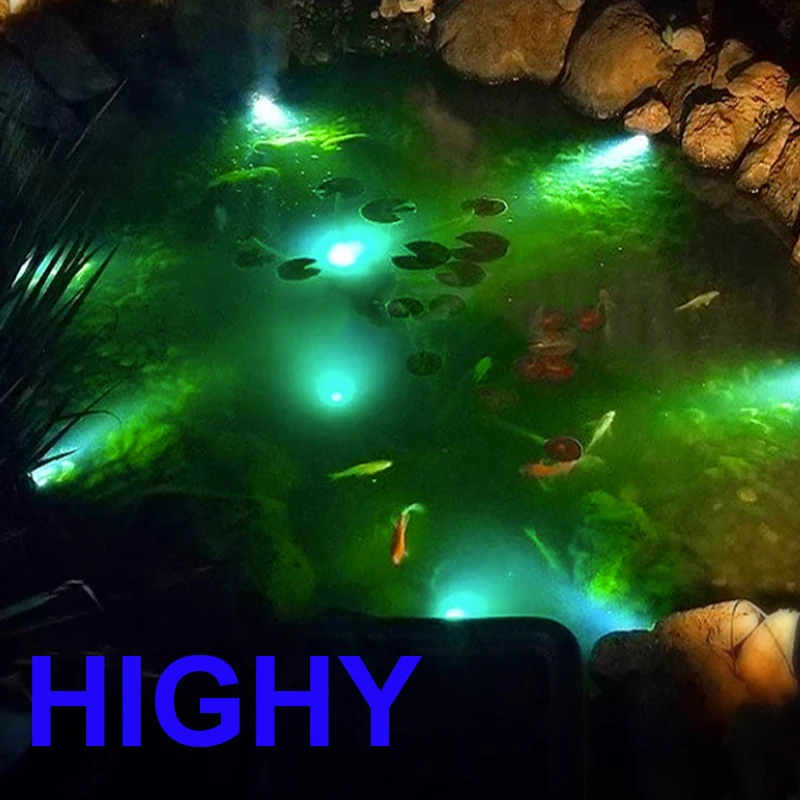 Fountain Light 4-wire External Control RGB LED Underwater Light RGB LED Spotlight IP68 Multi Color Changing Swimming Pool Lamp