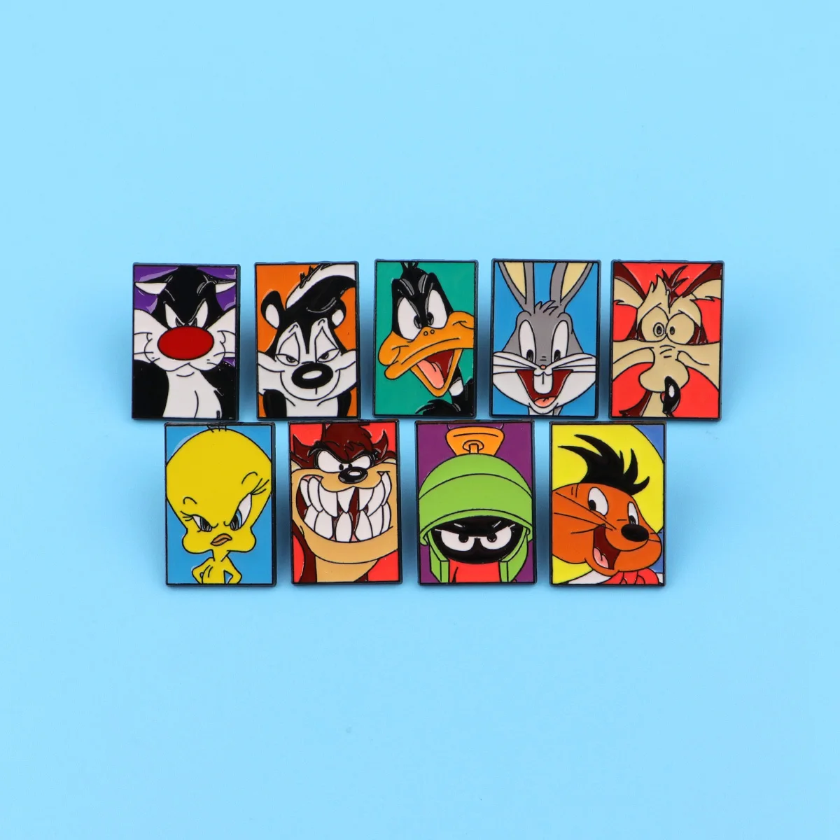 الكلاسيكية الكرتون الأرنب المينا دبوس كول الوحش دبابيس امرأة الرجال على ظهره اكسسوارات أكياس شارة التلبيب مجوهرات أصدقاء هدية #6