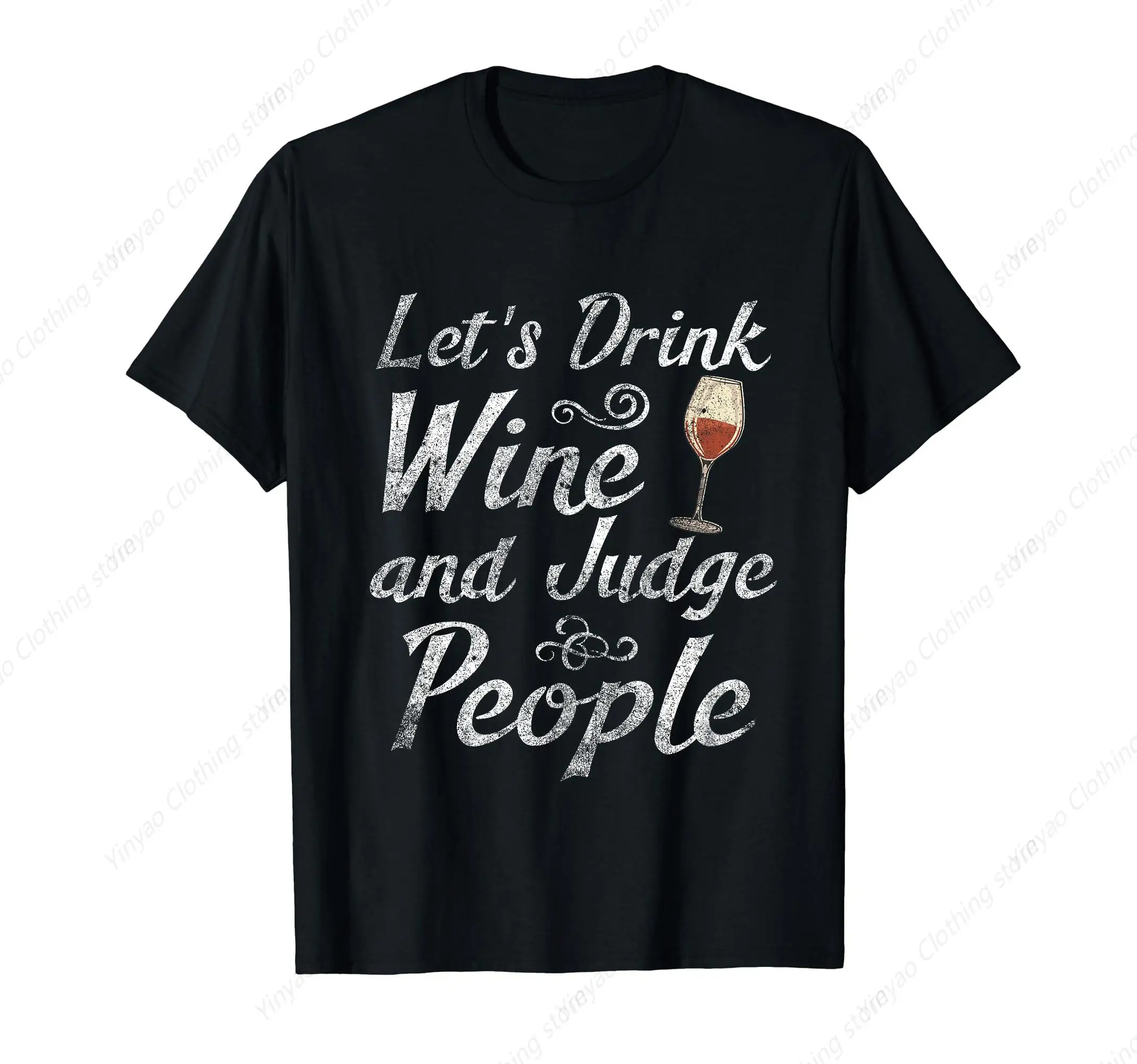 

Vintage classic wine fun men's and women's T-shirts fashionable men's shirts cotton casual gifts men's clothes