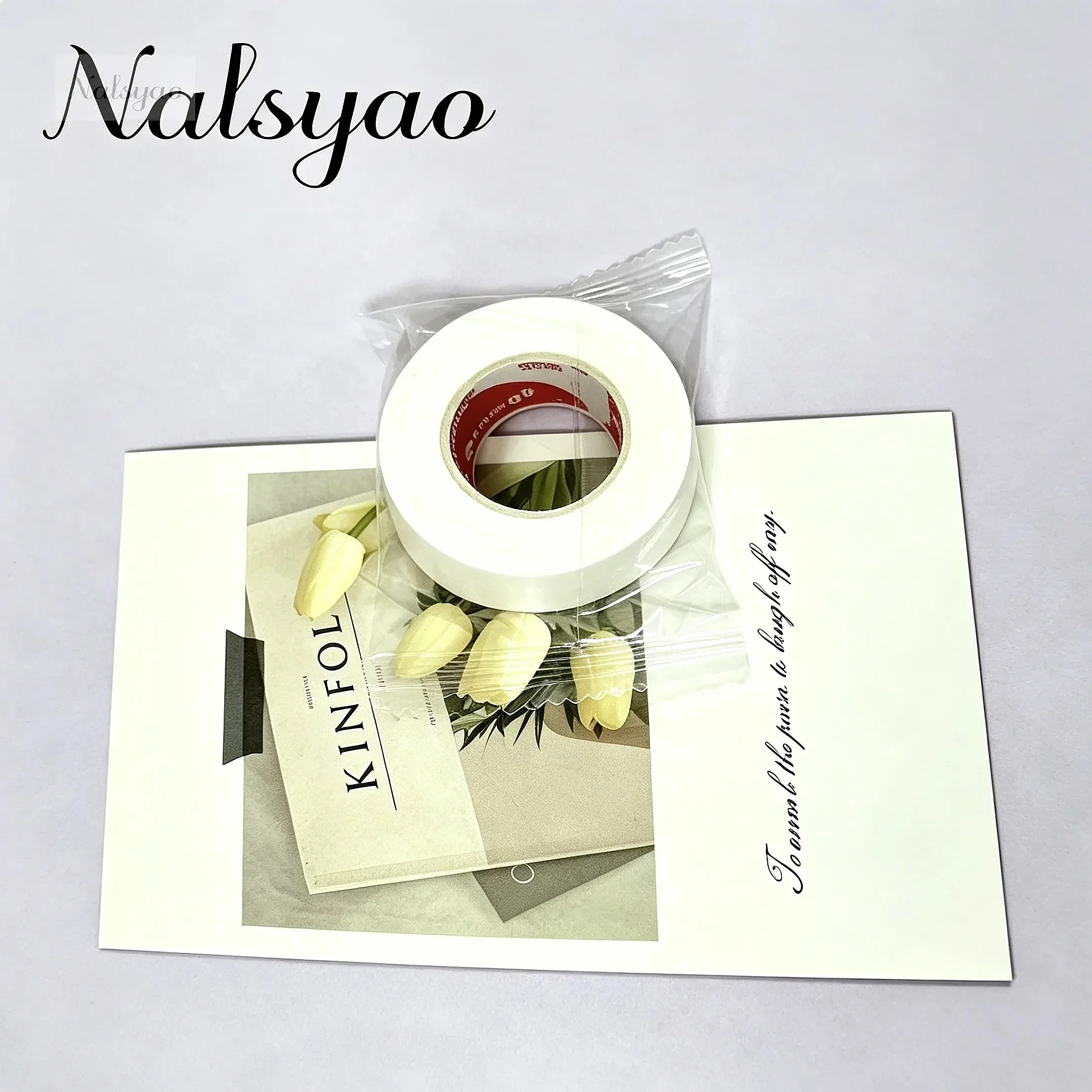 2/3 Rolls Japanese Insulating Tape for Eyelash Extension Lint Free Under Eye Pads Breathable Non-woven Tape Paper Eyelash Patch