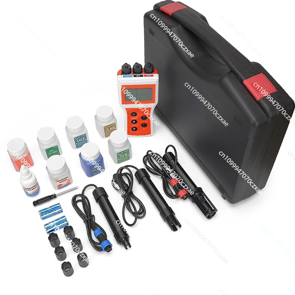 

Digital 6 in 1 Dissolved Oxygen Meter Portable PH Meter Water Quality Tester