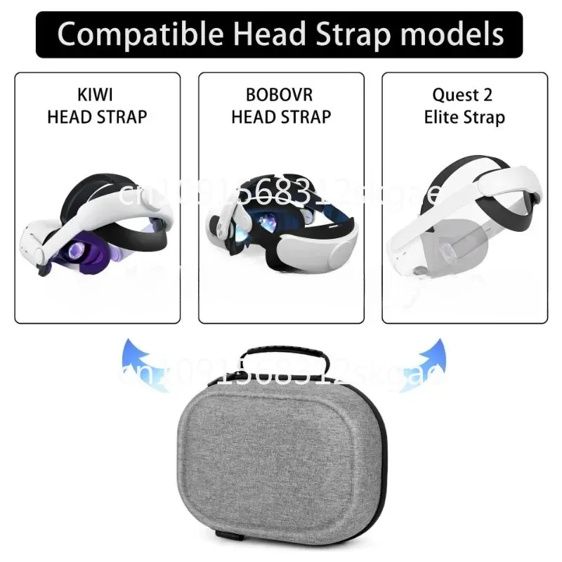 Applicable to Oculus Quest2 Hard Shell Shatter-Resistant VR Storage Bag VR Glasses Portable Eva Storage Box Factory in stock