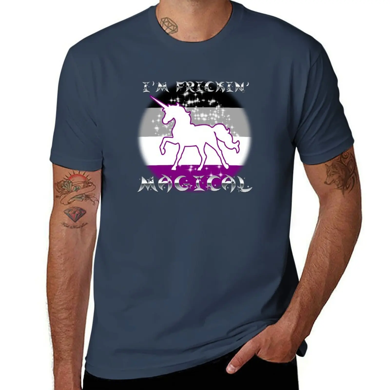 

MAGICAL ACE UNICORN T-Shirt t shirt man casual man t shirts for men casual t shirts for man cotton soft T-Shirt