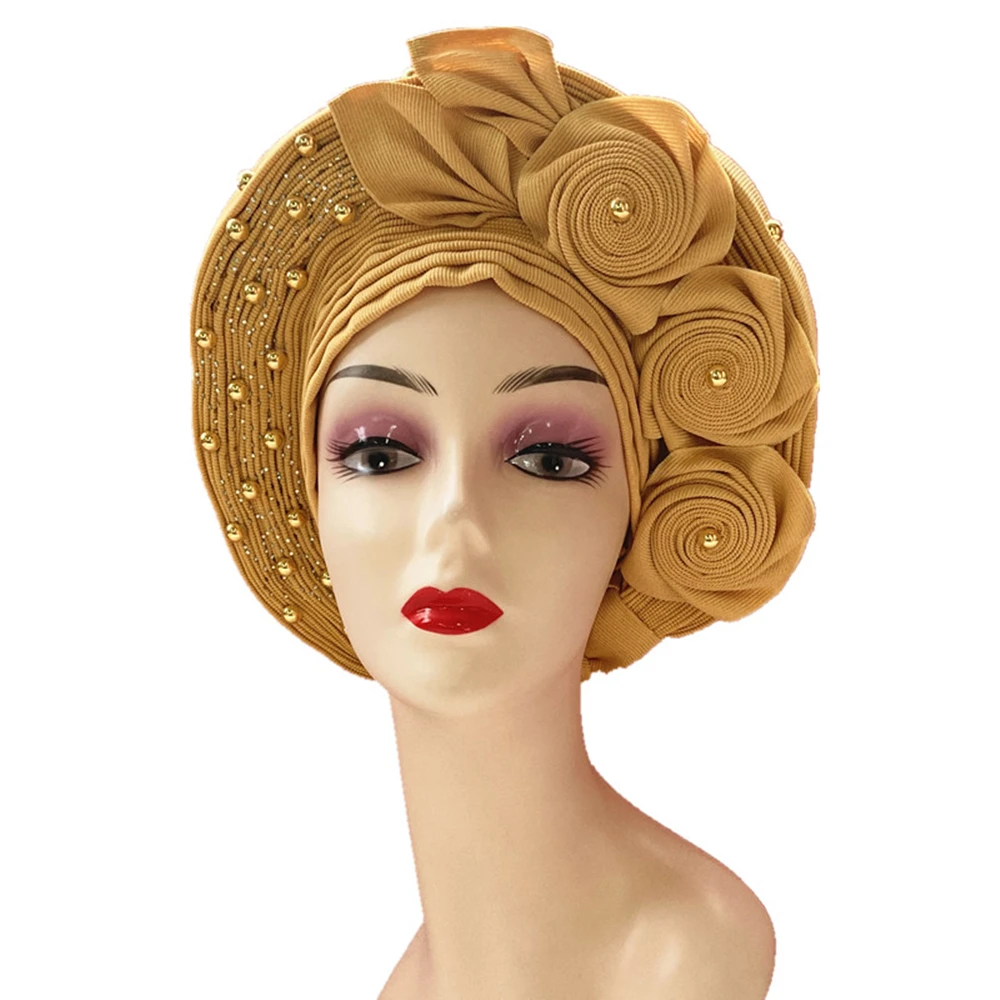 아프리카 수공예 비즈 헤드타이 꽃 장식 여성 드레스 액 - Women'S African Accessories 리뷰 및 가격