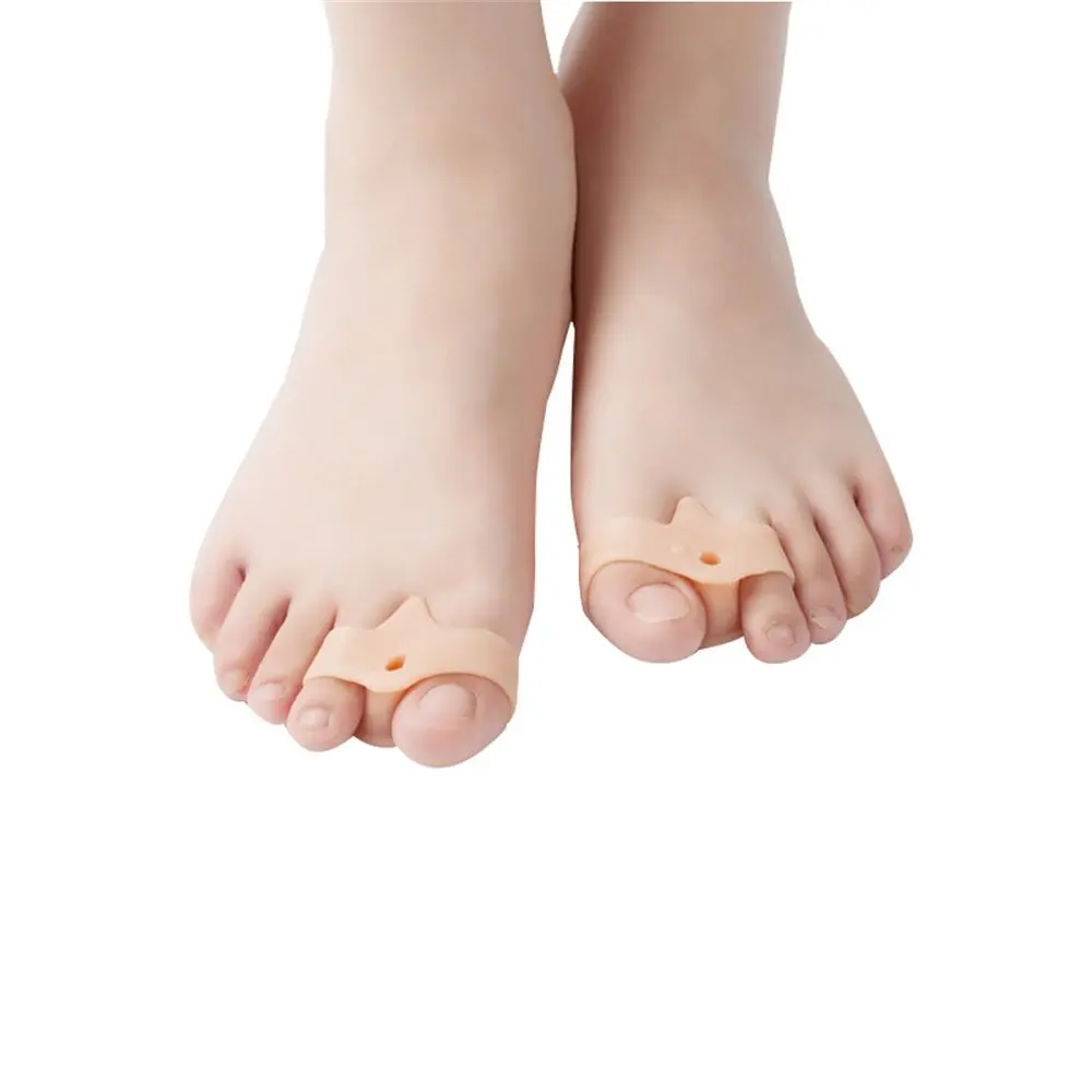 2 peças = 1 par de dedos dos pés, aparelho externo, ferramentas de cuidados com os pés, corretor de hálux valgus, ajustador de ectropião de osso, separador de dedos dos pés