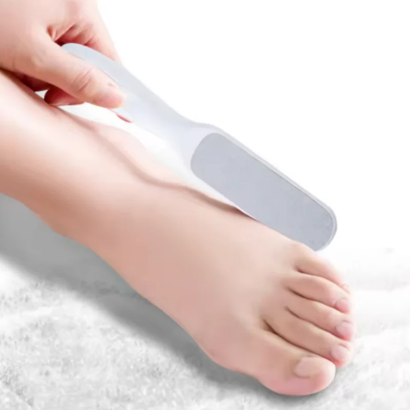 ตะไบเท้าสแตนเลสสองด้าน 1/3/5/10 ชิ้น สำหรับขจัดหนังด้านและผิวที่ตายแล้ว ทำให้เท้าเรียบเนียน