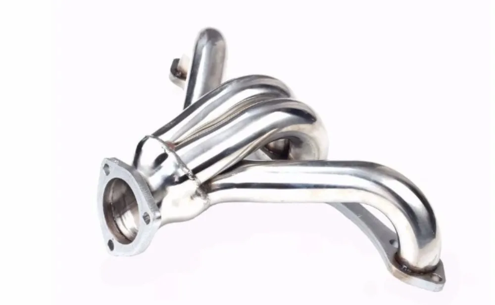 SBC HUGGER SHORTY T304 RACE HEADER Fits V8 Engines From Standard Exhaust Pattern 283, 305, 327, 350, 400