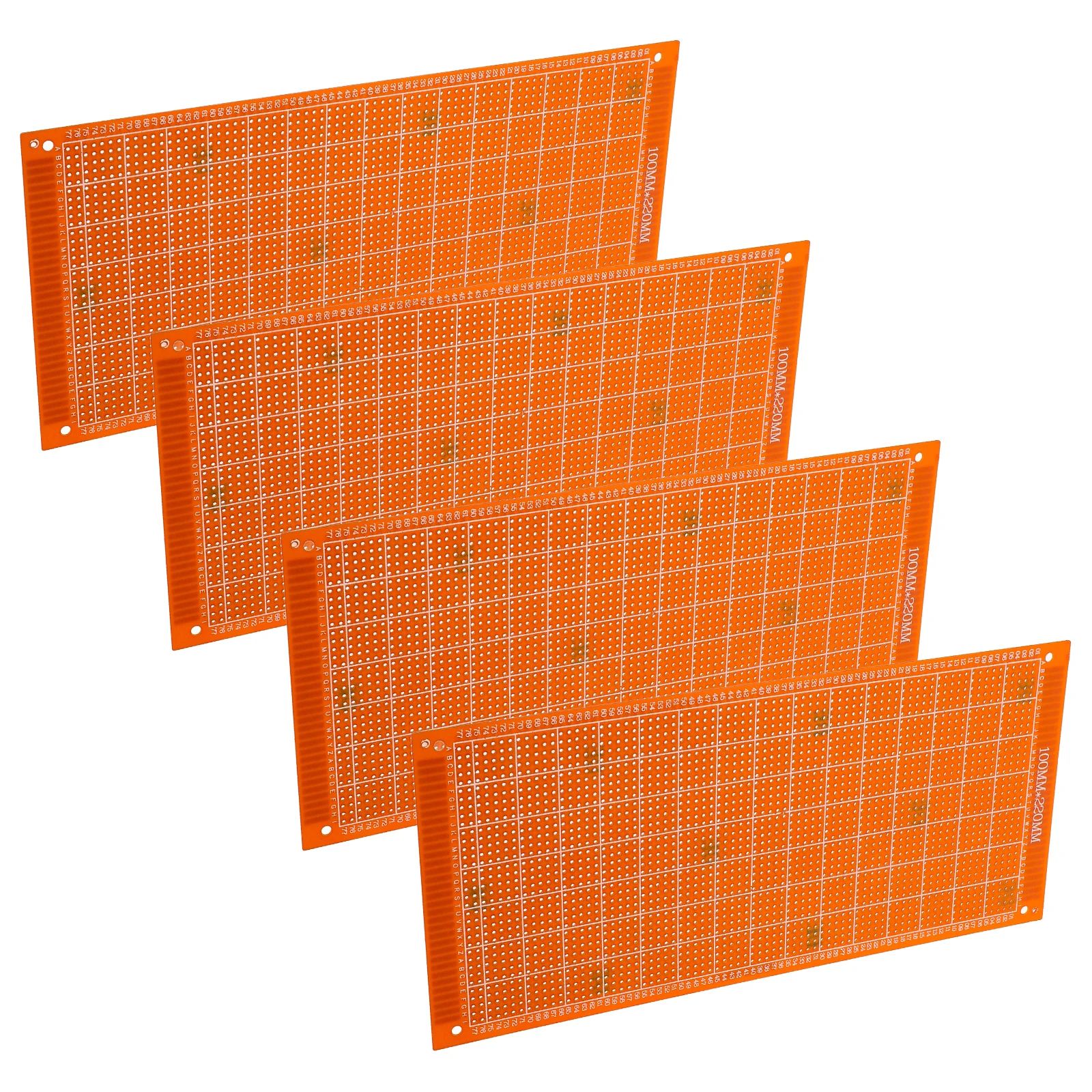 

4pcs Pcb Protoboard Circuit For Electronic Projects Prototyping Diy Insulated Boards Universal Strip Boards Small-Scale