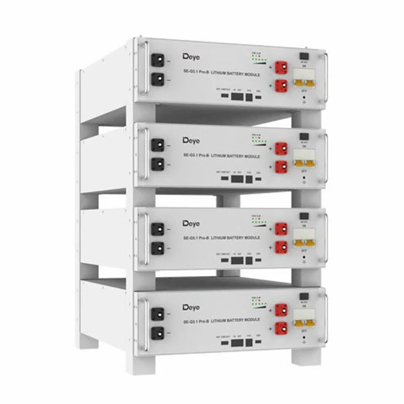 Sistema de armazenamento de energia da bateria de lítio 51,2V 100Ah de Deye SE-G5.1 Pro-B LiFePO4