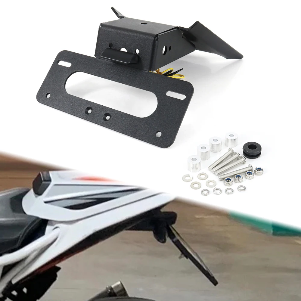 License Number Plate Frame Holder Bracket Fit For KTM DUKE 125 Duke 250 Duke 390 2017-2023 Rear Tail Tidy Fender Eliminator kit