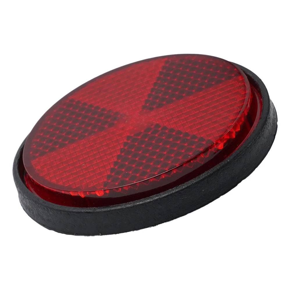 Reflective Circular Disc Reflector for Cars Trucks Motorcycles Trailers and Bicycles Used in Low Light Conditions