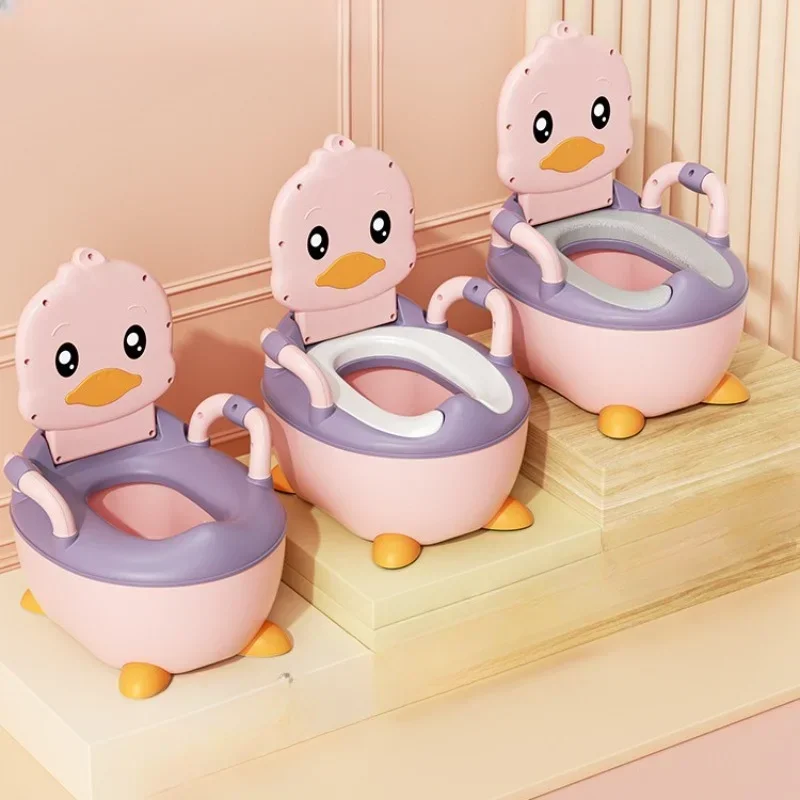 Cute Cartoon Infant Toddler Baby Toilet Portable Children Toilet Seat Chair Duck Small closestool kids Toilet Training Potty