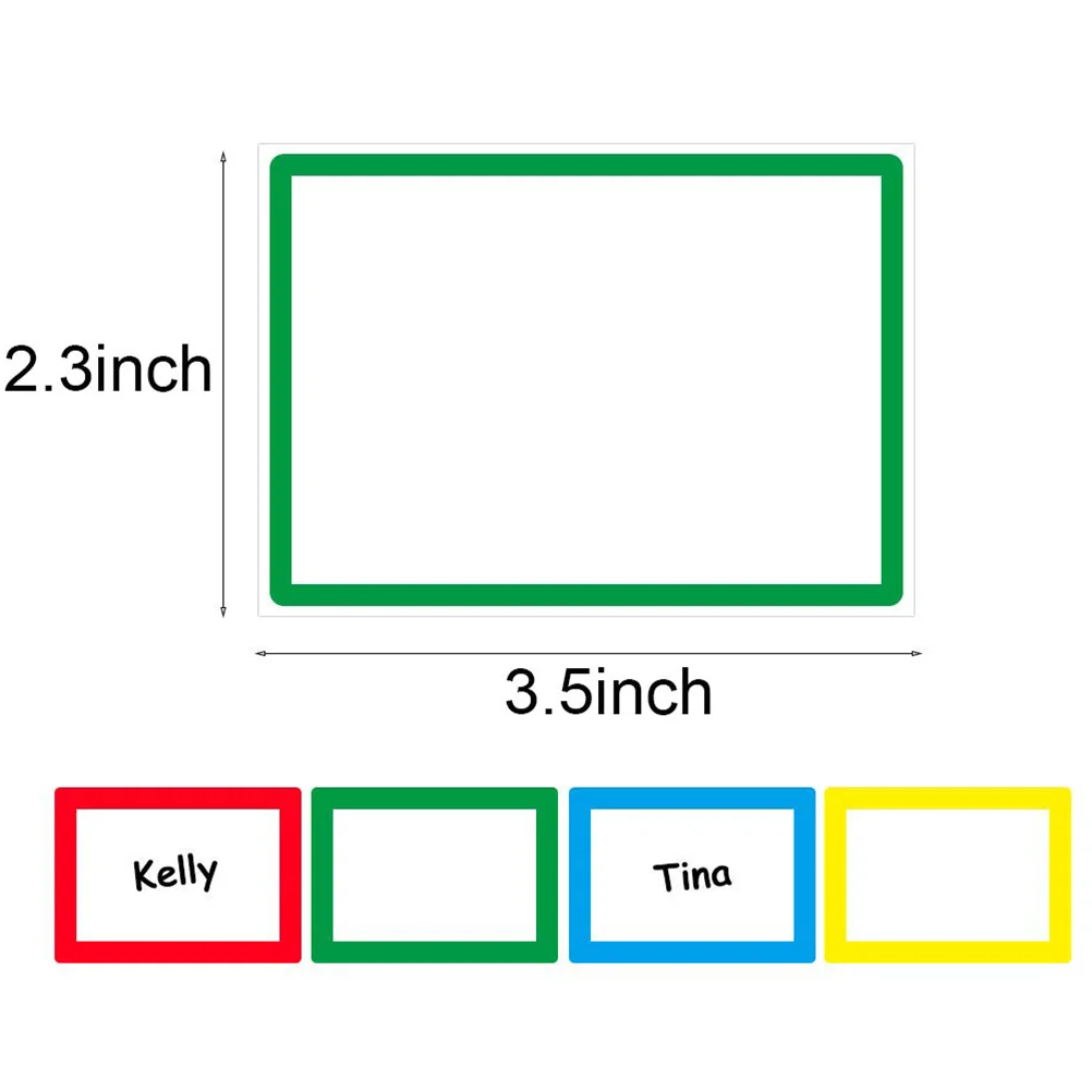 300 etichette adesive colorate autoadesive per ufficio, casa, scuola, cartellini dei prezzi, classificazione, adesivo vuoto