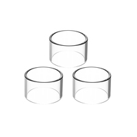 3PCS Clear Replacement Straight Glass Tube for OBS Engine MTL 2ML RTA Tank