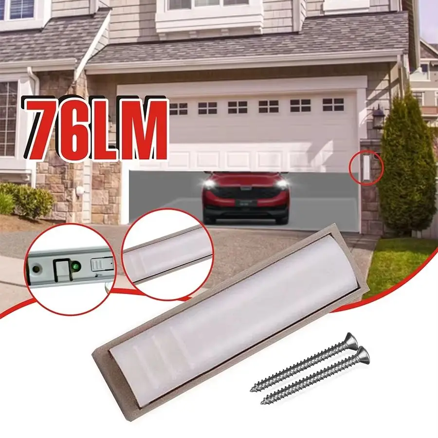 Garage Door Opener Illuminated Wall Mount Push Button, Compatible with Liftmaster 76LM Wall Control