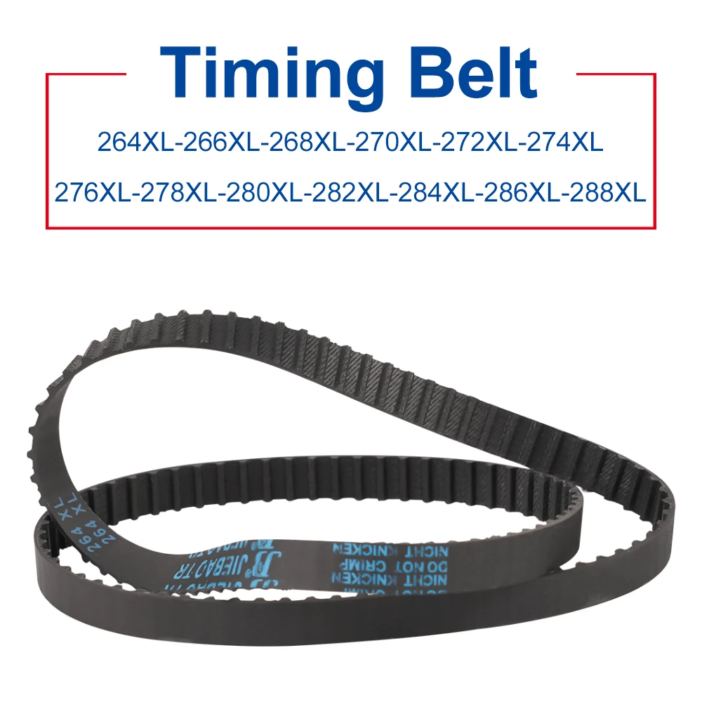 

XL Timing Belt 264/266/268/270/272/274/276/278/280/282/284/286/288XL Teeth Pitch 5.08mm Alloy Pulley Belt 10/15/20/25/30mm Widt