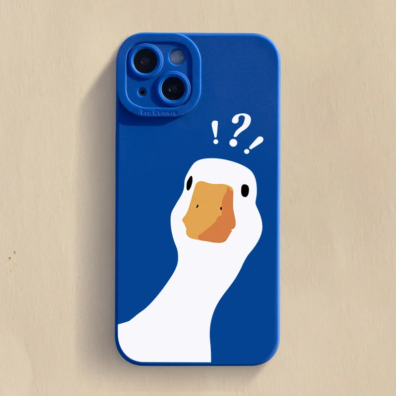 Candy Funny Idiotic Duck Cartoon Soft TPU Phone Case for Samsung Galaxy S20 FE S21 Plus S22 Ultra S23 Note 20 10 A04 A24 A34 A54