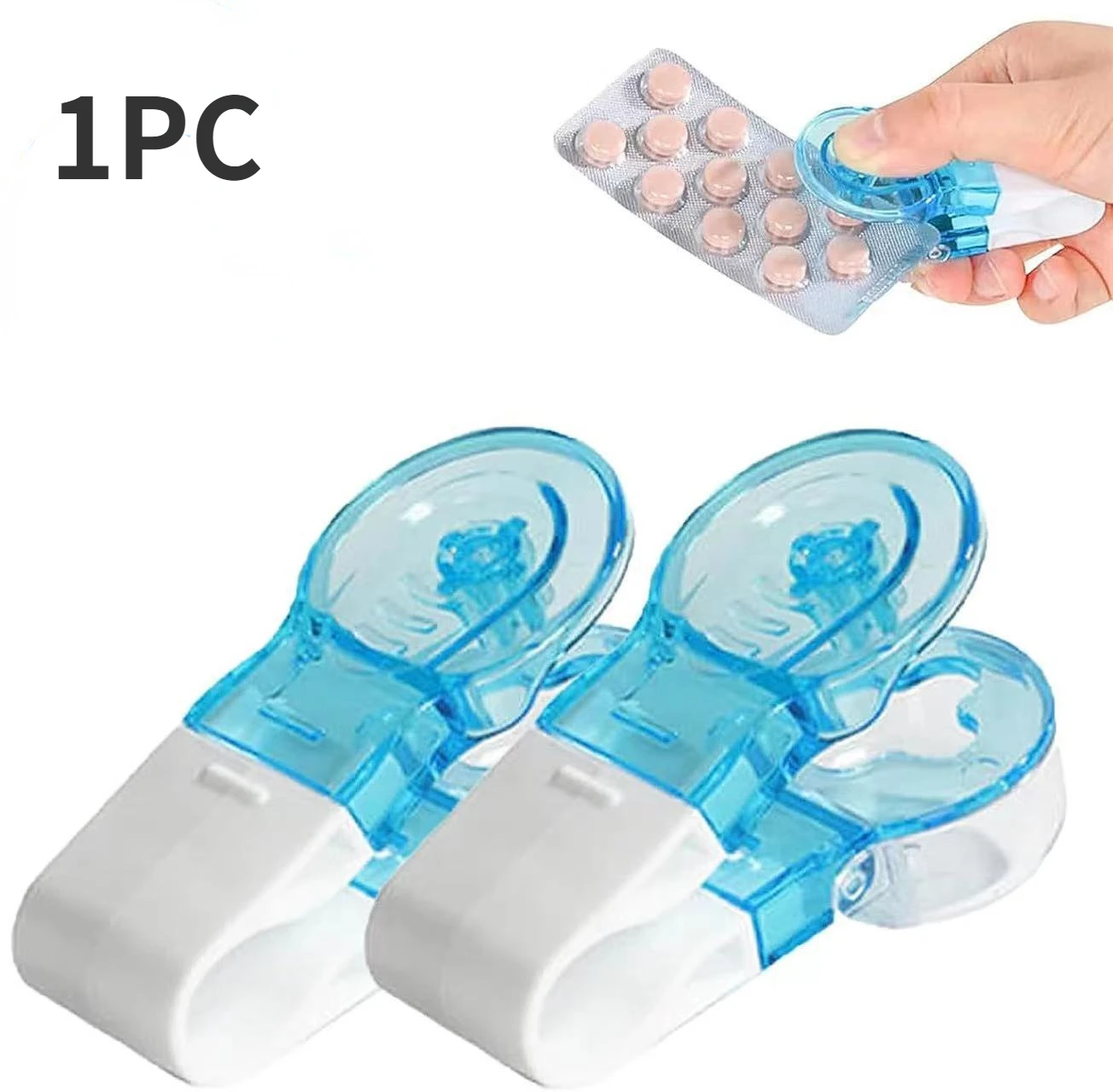 1pc Portable Pill Taker Remover with Medicine Box Household Gadgets, Tablets, Pills  Assistance Tool New Design  Pill Dispenser