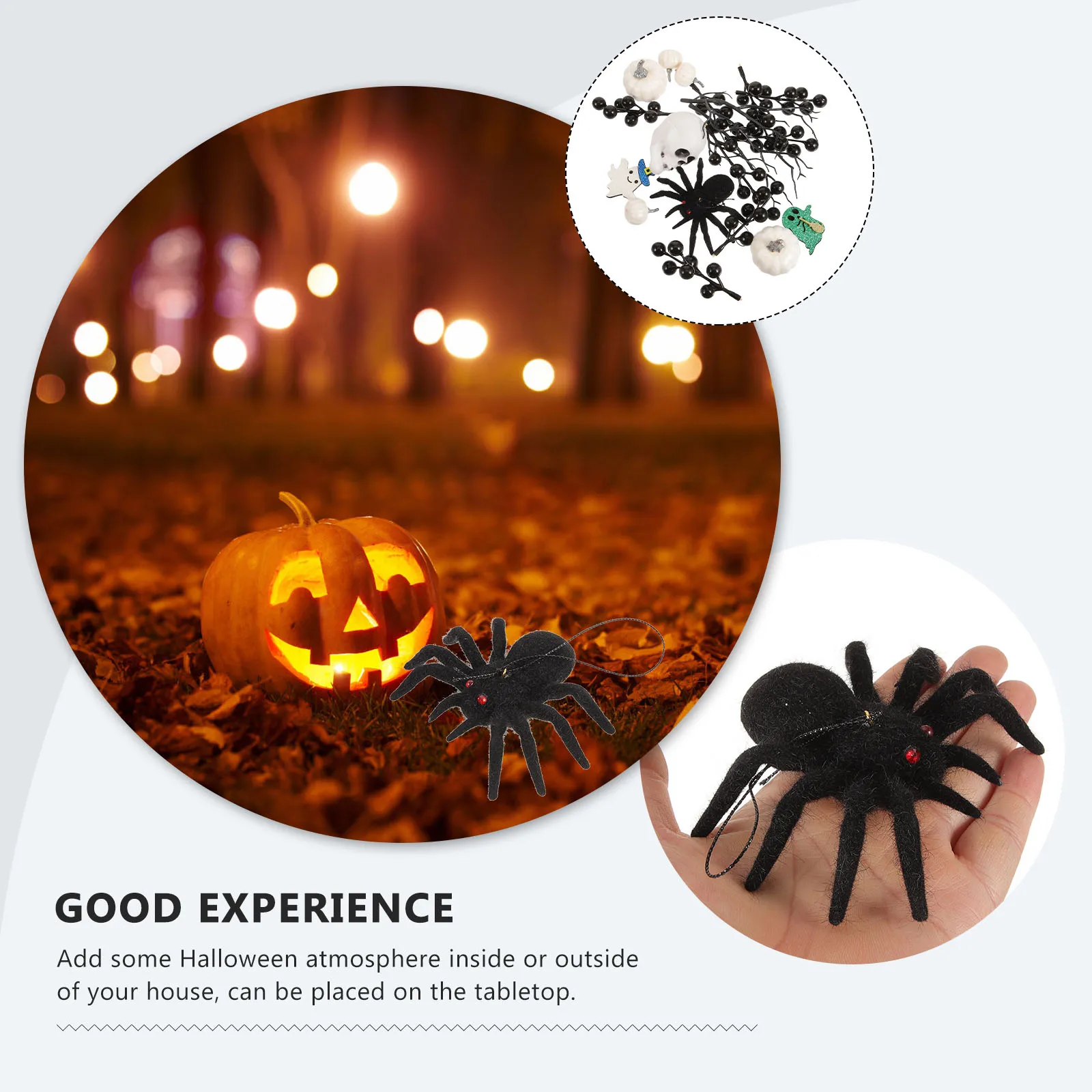 

1 Box Halloween Artificial Table Decorations Spooky Centerpiece Halloween Home Decor Gothic Style Party Table Accents