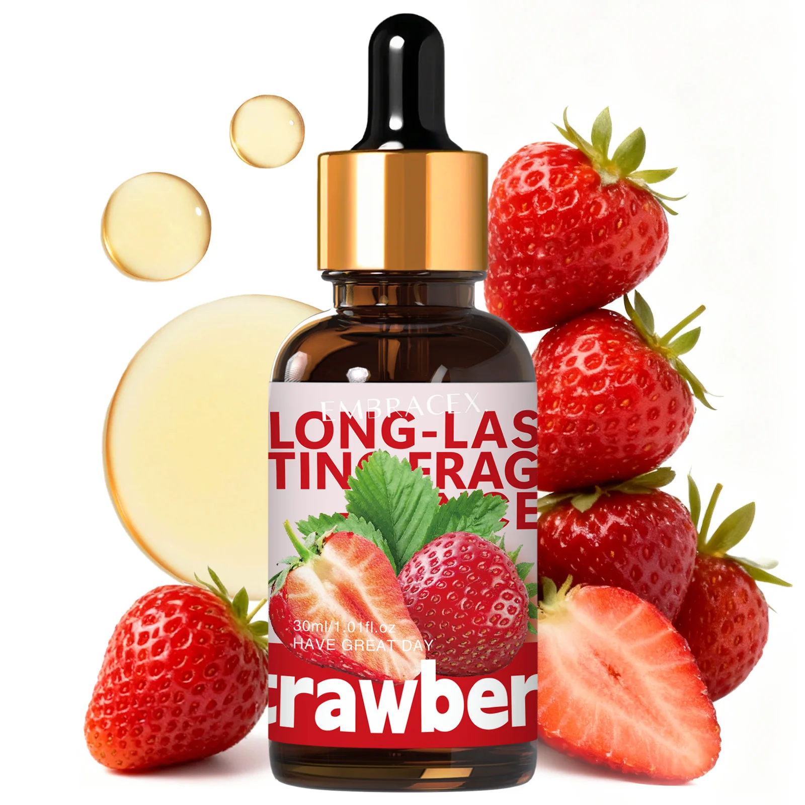 Candle Making Fragrance Oils - 30ml Çilek Aromalı Yağlar, Difüzörler İçin