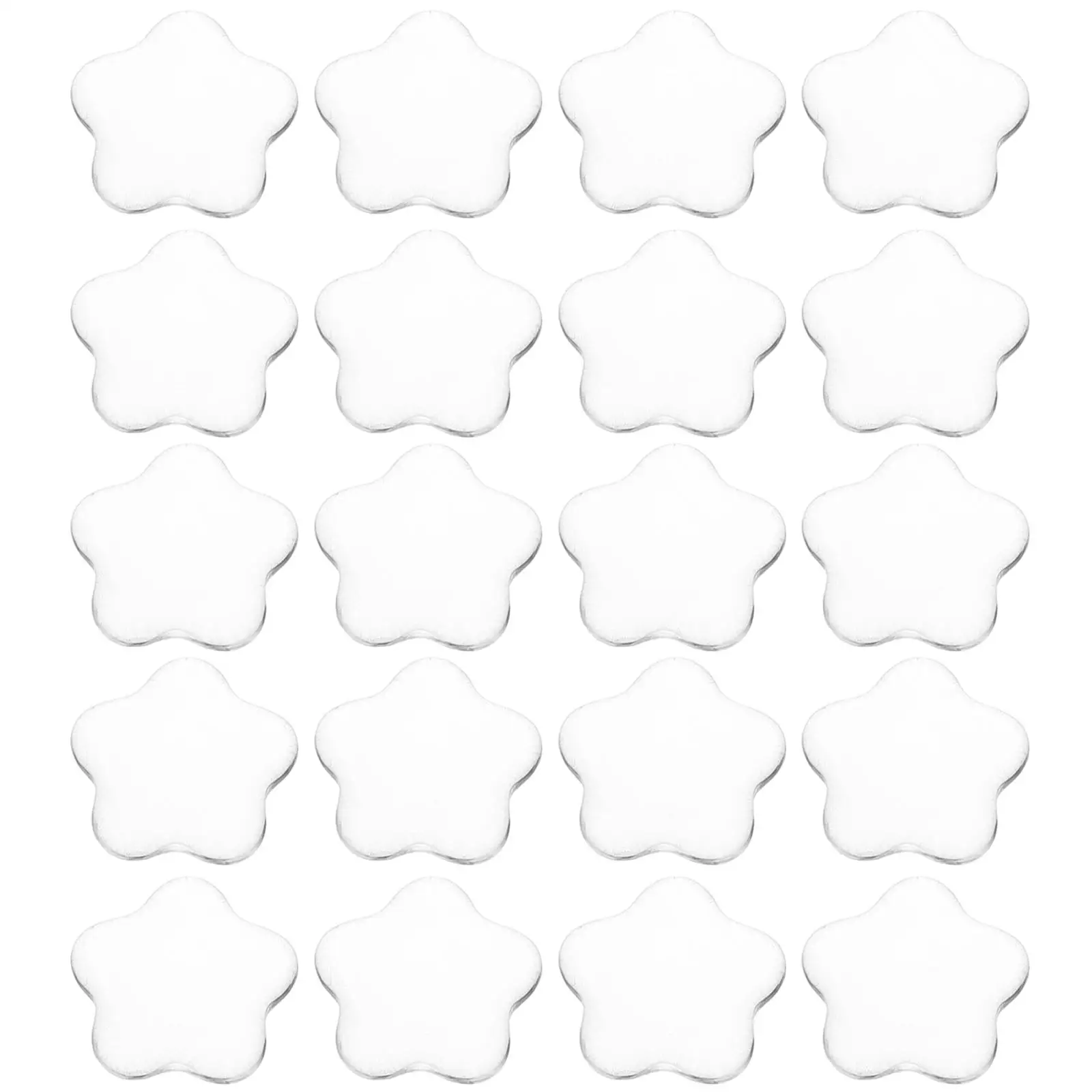 

Plum Blossom Shaped Glass Beads for Nail Display Clear Colorful Cards DIY Spacer Star Beads Ceramic Flower Glass Nail Tools