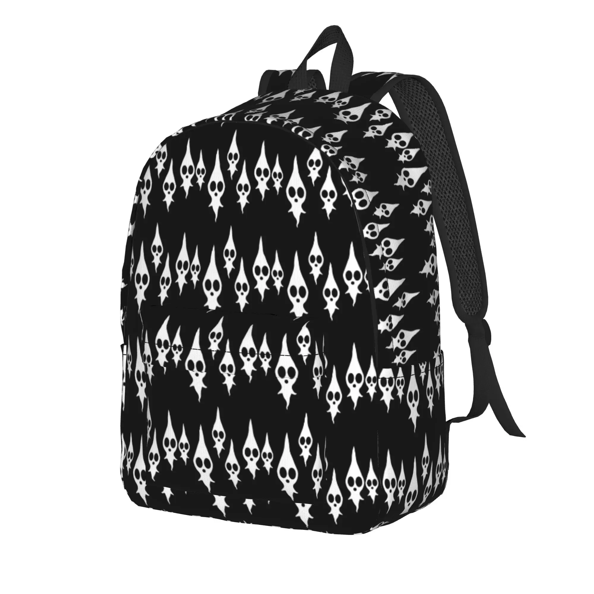 Pikmins Ghosts Backpack for Men Women Fashion Student Business Daypack Cartoon  Laptop Shoulder Bag Sports