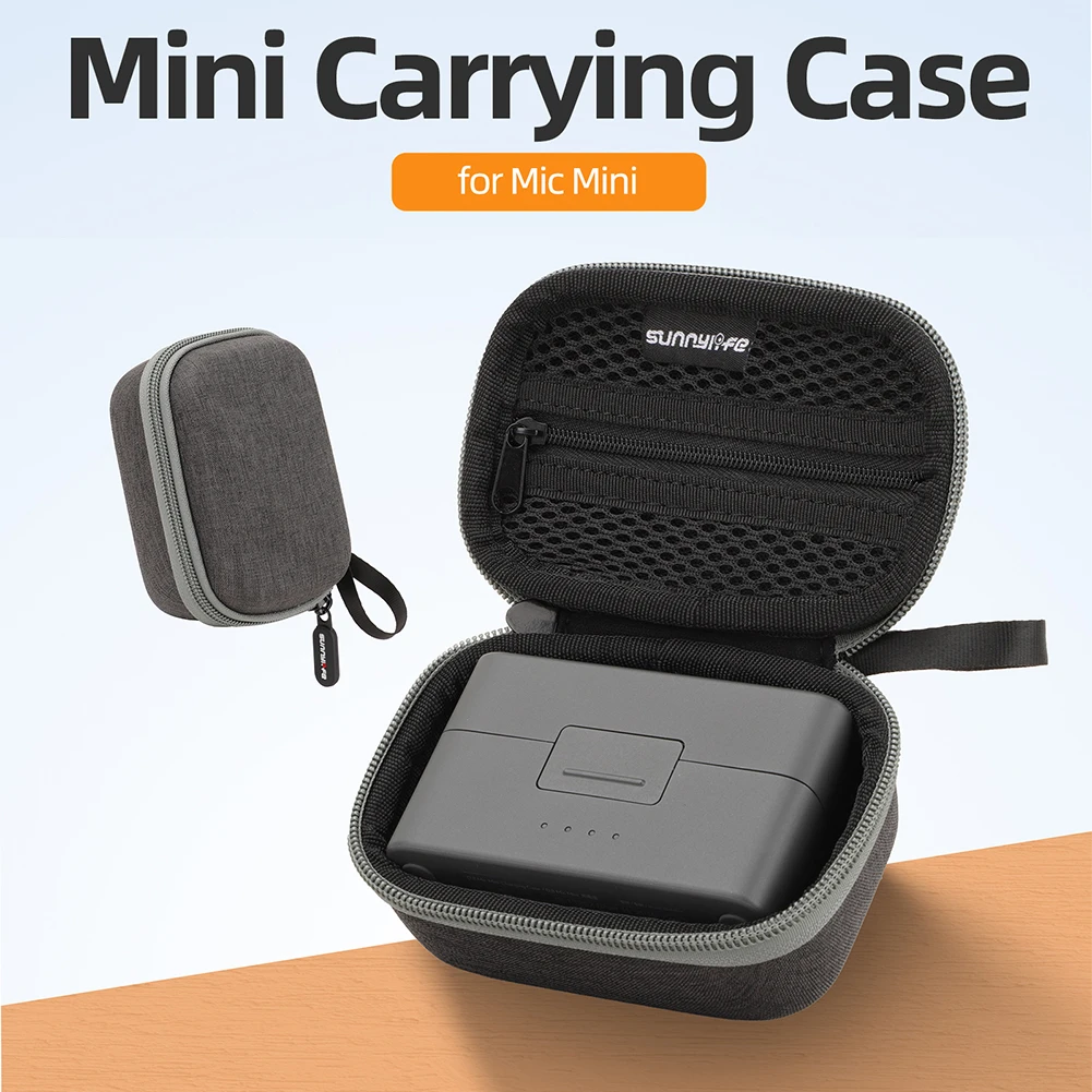 Caso de armazenamento de viagem ao ar livre microfone sem fio caixa de proteção portátil para dji microfone mini acessórios