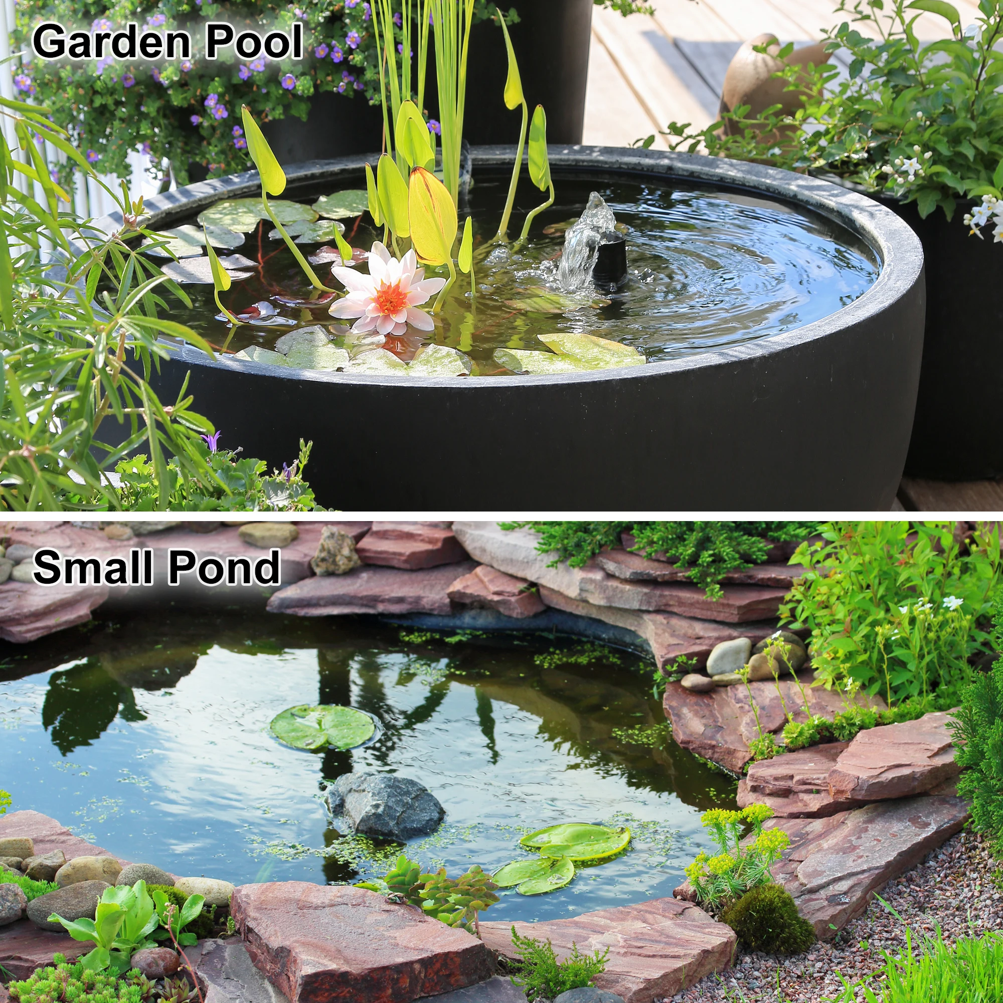 Uxcell Pond Floating Lotus Leaves Artificial Fake Lotus Leaves Plant Water Micro Landscape for Aquarium Garden Decoration Tank